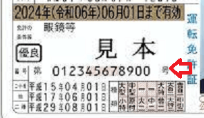 運転免許番号